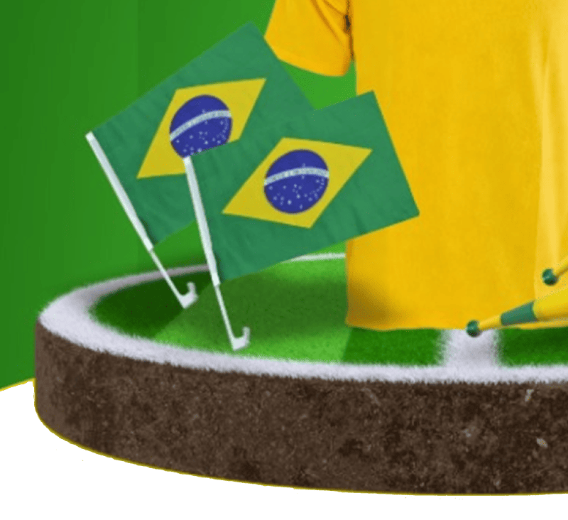 Bandeirinha veicular do Brasil