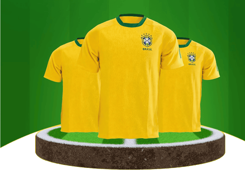 Camiseta Verde e Amarela